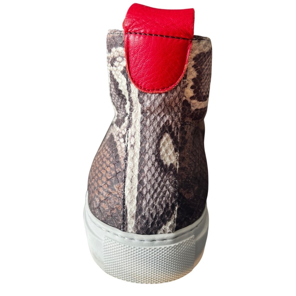 Del Toro Python Snake Print Leather Chukka Boots Made in Italy Size 9 xlnt cond! - Picture 11 of 13